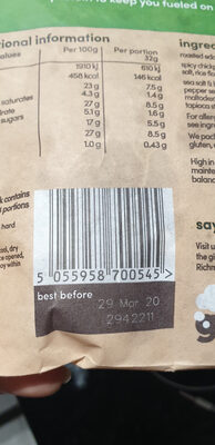 Graze Veggie Protein Power Nuts - 5055958700545