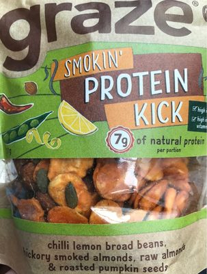 Graze Smokin' Protein Kick Snacking Nuts - 5055958701016
