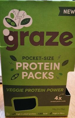 Graze Pocket-Size Veggie Proteins Packs - 5055958701320