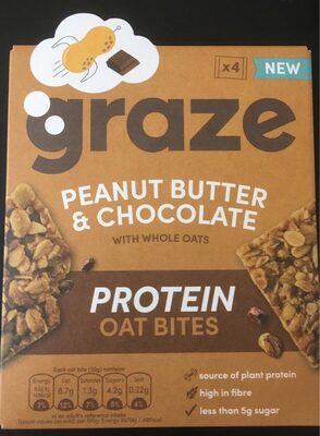 Peanut butter and chocolate protein oat bites - 5055958702983