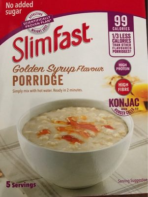 Golden syrio flavour porridge - 5055967500341