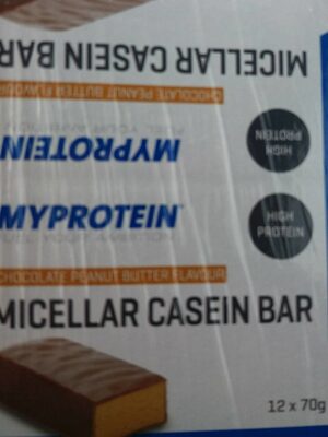 Myprotein Micellar Casein Bar, Chocolate Peanut Butter 12 X - 5056104502815