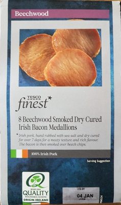 Beechwood Smoked Irish Bacon Medallions - 5057008277694