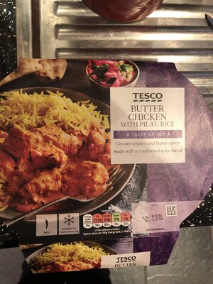 Butter chicken with pilau rice - 5057008495319