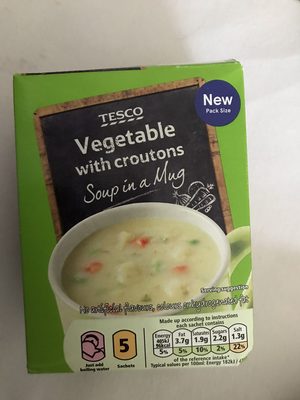 Soup in a Mug Vegetable With Croutons - 5057373815651