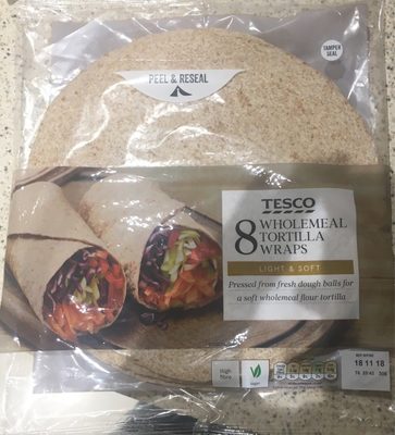 Wholemeal Tortilla Wraps - 5057373963673