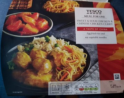 Sweet and sour chicken and Chinese chicken curry - 5057545076484