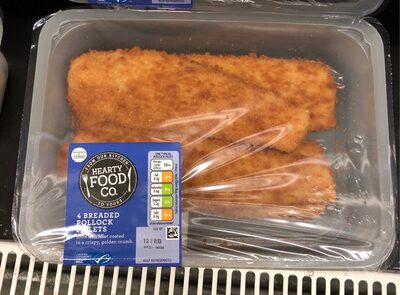 Breaded pollock fillets - 5057545434994