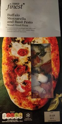 Buffalo Mozzarella and Basil Pesto Wood Fired Pizza - 5057545539101