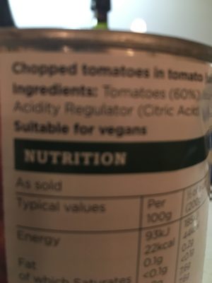 Chopped Tomatoes - 5057545745946