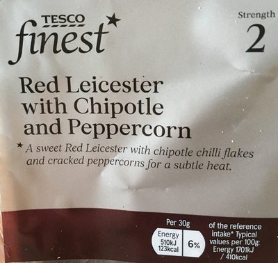 Red Leicester with Chipotle and Peppercorn - 5057545777756