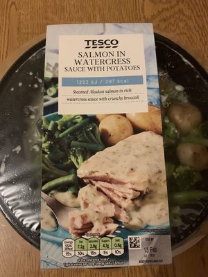 Salmon in Watercress sauce with potatoes - 5057545778661