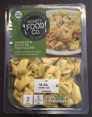 Spinach & ricotta tortelloni - 5057545829097