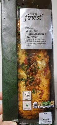 roast vegetable hand stretched flatbread - 5057545846216