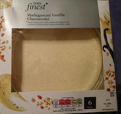 Tesco finest Madagascan vanilla cheesecake - 5057545864067