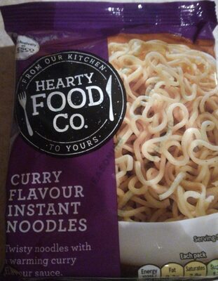 Curry flavour instant noodles - 5057753096885