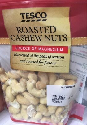 Roasted cashew nuts - 5057753640811