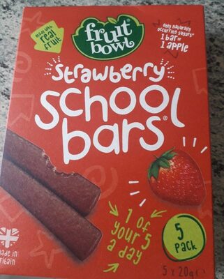Strawberry school bars - 5060011810048