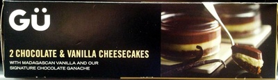 2 cheesecakes au chocolat & vanille de madagascar - 5060023970938
