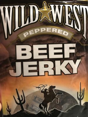 Wild West Gourmet Style Beef Jerky - Hot Peppered - 5060030540155