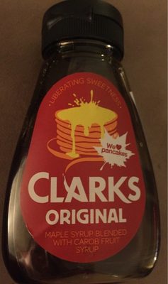 Clarks Original Maple Syrup 180Ml - 5060040110010