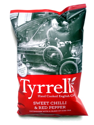 Hand Cooked English Crisps sweet chilli & red pepper - 5060042641413