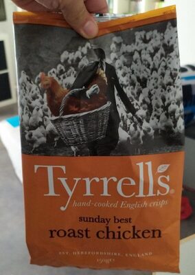 150G Chips Poulet Roti Du Dimanche Tyrrells - 5060042641536