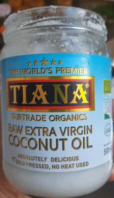 Raw extra virgin coconut oil - 5060043610395