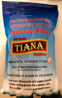 TIANA Fairtrade Organics All-Purpose Cassava Flour - 5060043610999