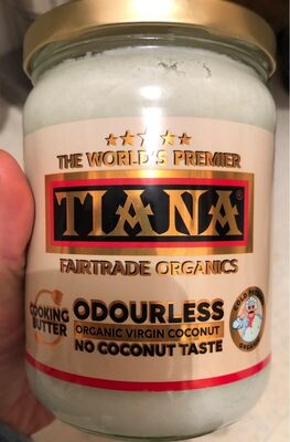 TIANA Fairtrade Organics Odourless Extra Virgin Coconut Butter - 5060043611149