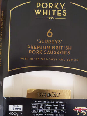 Premium British Pork Sausages - 5060044511059