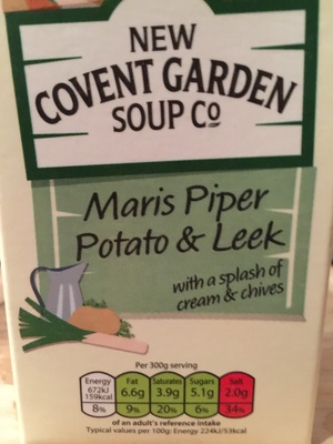 Maris Piper Potato & Leek Soup - 5060045370303