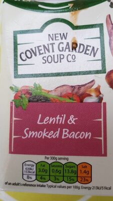 Lentil & Bacon soup - 5060045375230