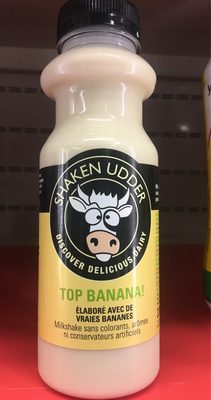 Shaken Udder Top Banana Milkshake 330Ml - 5060048309034