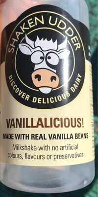 Shaken Udder Vanilla-licious Milkshake 330Ml - 5060048309126