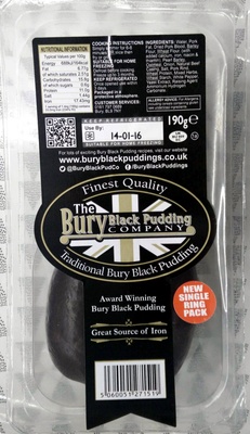 Traditional Bury Black Pudding - 5060051271519