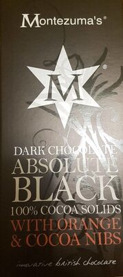 Dark chocolate 100% with orange & cocoa nibs - 5060065068396