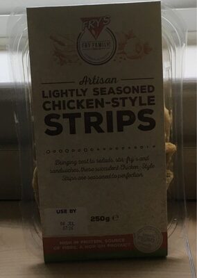 Lightly seasoned chicken-style strips - 5060070964652