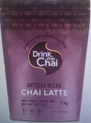 Drink Me Chai Spiced Artisan Blend Chai Latte, 1 KG - 5060072970781