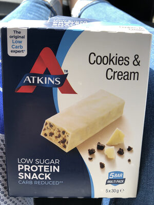 Atkins Advantage Cookies & Cream Barres - 5060074629694