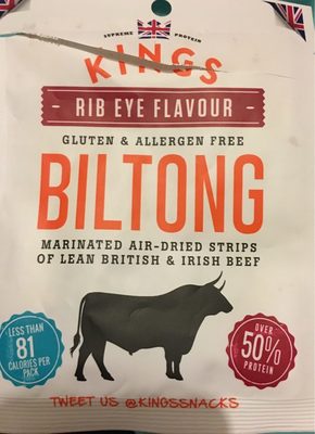 Biltong marinated air-dried strips - 5060079650617