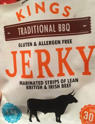 Kings Traditional BBQ Beef Jerky - 5060079651751