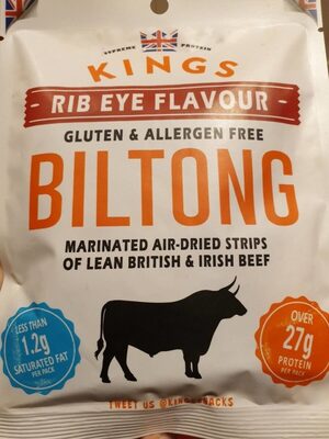 KINGS BILTONG - RIB EYE FLAVOUR - - 5060079652123