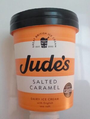 Salted caramel dairy ice cream with English sea salt - 5060081110468