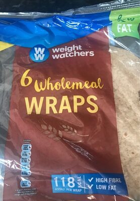 6 wholemeal WRAPS - 5060086845044