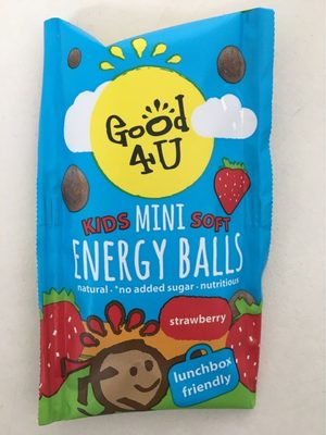 Good4U Strawberry Energy Balls - 5060087941776