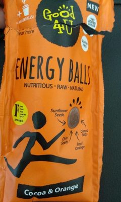 Energy balls cocoa & orange - 5060087942421