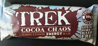 Trek Cocoa Chaos Wholefood Energy Bar - 5060088703052