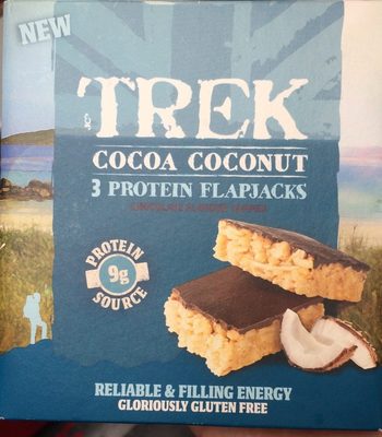 Trek - Cocoa Coconut Protien Flapjacks - 5060088704073