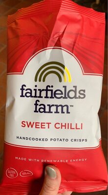 sweet chilli handcooked potato crisps - 5060101406434